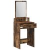 vidaXL Table de Toilette Ch&ecirc;ne fum&eacute; 50 x 41 x 140 cm Bois d'ing&eacute;nierie