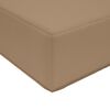 vidaXL Coussin de canap&eacute; d'ext&eacute;rieur 3 pcs Taupe Polyester