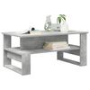 vidaXL Table basse Gris b&eacute;ton 90 x 50 x 40 cm Bois d'ing&eacute;nierie