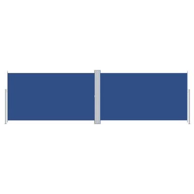 vidaXL Auvent latéral rétractable Bleu 180x600 cm
