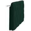 vidaXL Coussin de t&ecirc;te de lit vert fonc&eacute; 140 cm velours