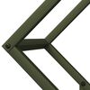 vidaXL Portant de bois chauffage vert olive 50x25x50 cm