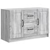 vidaXL Buffet Sonoma gris 89 x 34,5 x 57 cm Bois d'ing&eacute;nierie