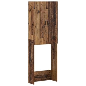 vidaXL Armoire de toilette HOORN Bois ancien 66 x 25,5 x 190 cm