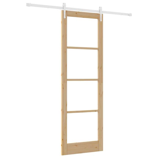vidaXL Porte coulissante Naturel 78 x 232 cm