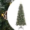 vidaXL Sapin de Noël artificiel avec 300 LED Vert 76 x 76 x 180 cm