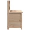 vidaXL Banc 110x41x76,5 cm Bois de pin massif