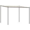 vidaXL Belv&eacute;d&egrave;re blanc 3x3 m 180 g/m&sup2; tissu et acier