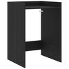 vidaXL Armoire pour machine &agrave; laver Ch&ecirc;ne noir 67,5 x 62 x 97 cm