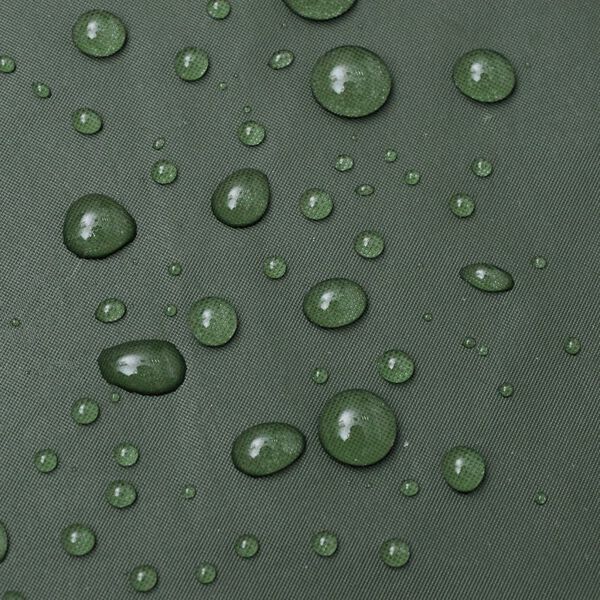 vidaXL Manteau de pluie long imperm&eacute;able r&eacute;sistant &agrave; capuche vert M