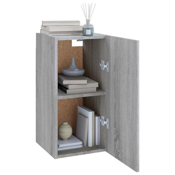 vidaXL Meubles TV Sonoma gris 30,5x30x60 cm Bois d'ing&eacute;nierie