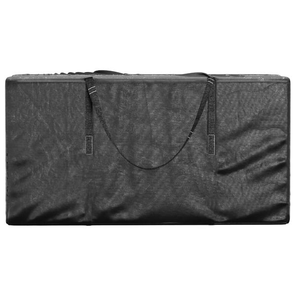 vidaXL Sac de rangement pour sapin de No&euml;l noir 150x75x75 cm PE