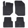 vidaXL Tapis de voiture 4 pcs Noir compatible avec C4 , C4X , 2008 TPE