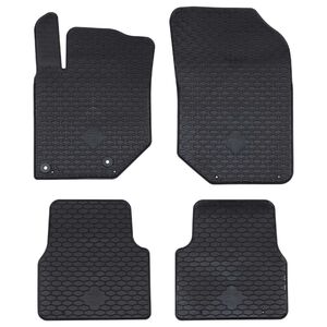 vidaXL Tapis de voiture 4 pcs Noir compatible avec C4 , C4X , 2008 TPE