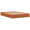 vidaXL Cadre de lit sans matelas cire marron 120x200cm bois pin massif