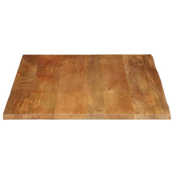 vidaXL Dessus de table à bord vivant 100x80x3,8cm bois massif manguier