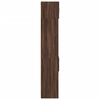 vidaXL Armoire de rangement mince chêne marron 45x42,5x225 cm