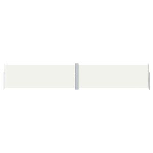 vidaXL Auvent latéral rétractable Crème 180x1000 cm