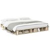 vidaXL Cadre de lit sans matelas ch&ecirc;ne sonoma 180x200 cm