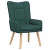 vidaXL fauteuil Vert fonc&eacute; 63 x 67 x 94 cm Tissu et contreplaqu&eacute;