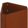 vidaXL Braise Marron 50 x 43 x 52 cm Acier patin&eacute;