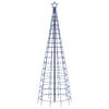vidaXL Sapin de No&euml;l &agrave; LED avec pointes 570 LED bleu 300 cm