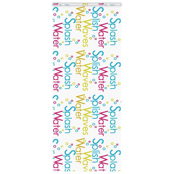 vidaXL Store enrouleur de douche avec cassette largeur du tissu 96 cm