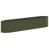 vidaXL Jardin sur&eacute;lev&eacute; Vert olive 220 x 40 x 40 cm Acier