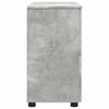 vidaXL Cabinet de salle de bain Gris b&eacute;ton 76,5 x 35 x 64 cm