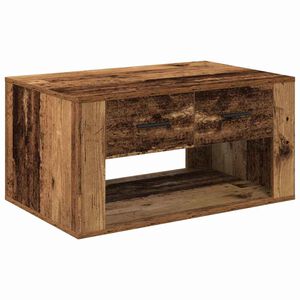 vidaXL Table basse Bois Ancien 80 x 50 x 40 cm Bois d'ing&eacute;nierie