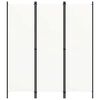 vidaXL Cloison de s&eacute;paration 3 panneaux Blanc 150x180 cm