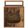 vidaXL Maison pour chat Bois ancien 42,5 x 40 x 53,5 cm