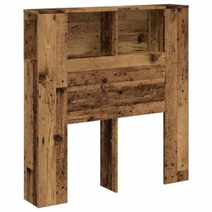 vidaXL Armoire de t&ecirc;te de lit vieux bois 100x18,5x102,5 cm