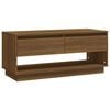 vidaXL Meuble TV Ch&ecirc;ne marron 102x41x44 cm Bois d'ing&eacute;nierie