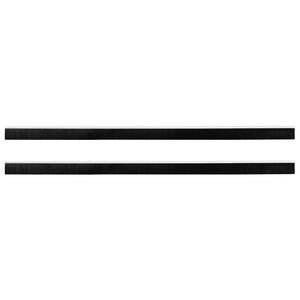 vidaXL Brosses de porte adh&eacute;sives 2 pc 100 cm Alliage d'Aluminium