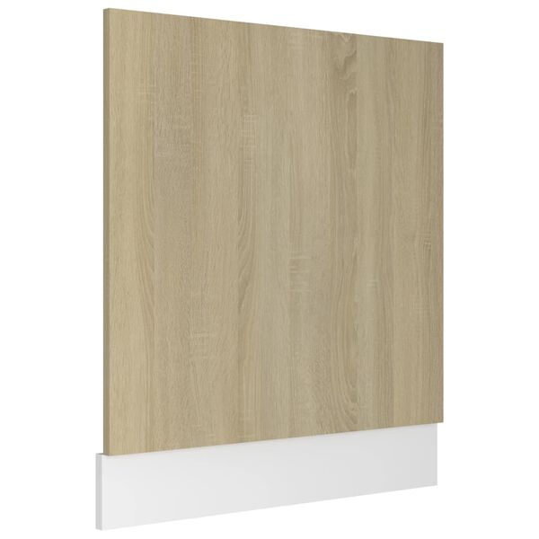vidaXL Panneau de lave-vaisselle "Lyon" Chêne Sonoma 59,5 x 3 x 67 cm Bois d'ingénierie