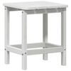 vidaXL Mobilier de jardin lounge 3 pcs Blanc 38 x 38 x 46 cm