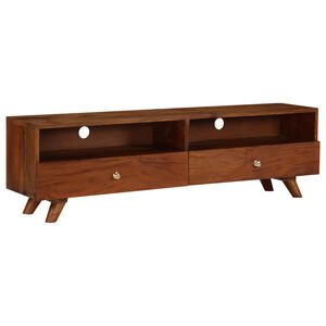 vidaXL Meuble TV Bois de r&eacute;cup&eacute;ration solide 140x30x40 cm