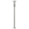 vidaXL Lampadaire d'ext&eacute;rieur argent&eacute; 100 cm acier inoxydable