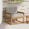 vidaXL Sofa de milieu ext&eacute;rieur Bois d'Acacia Massif Naturel