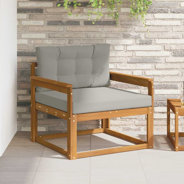 vidaXL Sofa de milieu ext&eacute;rieur Bois d'Acacia Massif Naturel