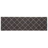 vidaXL Tapis de Cuisine Anthracite &agrave; carreaux 150 x 45 cm