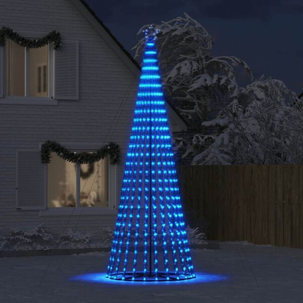 vidaXL Sapin de Noël à LED 1028 LED bleu 403 cm