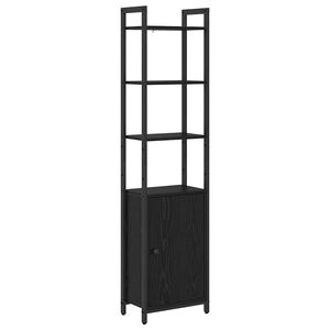 vidaXL Biblioth&egrave;que Ch&ecirc;ne noir 40 x 24 x 161 cm Bois d'ing&eacute;nierie