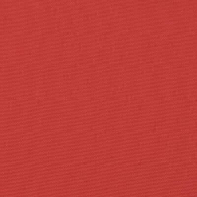 vidaXL Coussin de palette rouge 58x58x10 cm tissu