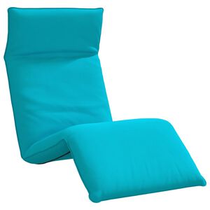 vidaXL Transat pliant turquoise 175 x 54 x 8,5 cm tissu Oxford