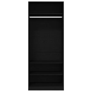 vidaXL Armoire Ch&ecirc;ne artisanal 80 x 50 x 200 cm Bois d'ing&eacute;nierie