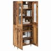 vidaXL Haut Armoire 2 pcs Bois ancien Bois d'ing&eacute;nierie