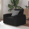 vidaXL Fauteuil noir 60 cm similicuir