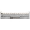 vidaXL Cadre de lit sans matelas sonoma gris 90x190 cm